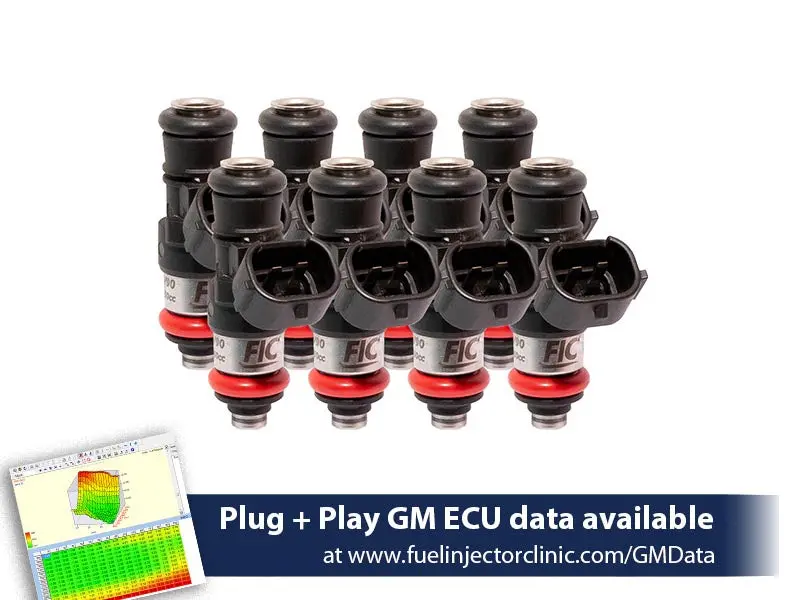 2150Cc (240 Lbs/Hr At Oe 58 Psi Fuel Pressure) Fic Fuel  Injector Clinic Injector Set For Ls3, Ls7, Lsa, L76, L92, And L99 Engines (High-Z) 1