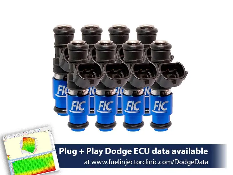 2150Cc (240 Lbs/Hr At Oe 58 Psi Fuel Pressure) Fic Fuel Injector Clinic Injector Set For Dodge Hemi Srt-8, 5.7 (High-Z) 1