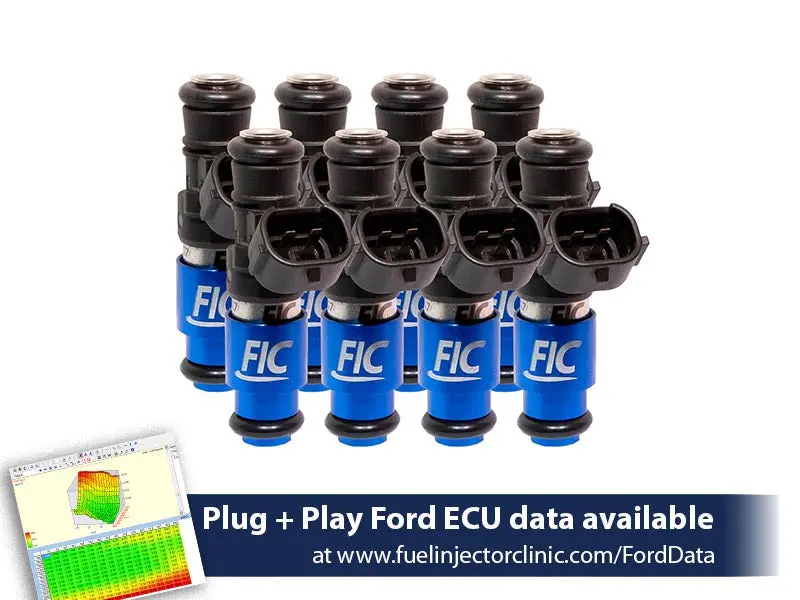 2150Cc (200 Lbs/Hr At 43.5 Psi Fuel Pressure) Fic Fuel  Injector Clinic Injector Set For Ford Shelby Gt500 (2007-2014)(High-Z) 1