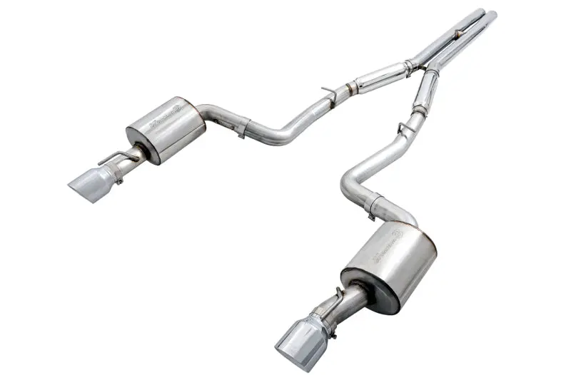 Awe Tuning 3020-32056 Touring Edition Exhaust For 2015+ Charger 6.4 / 6.2 Sc - Chrome Silver Tips 1