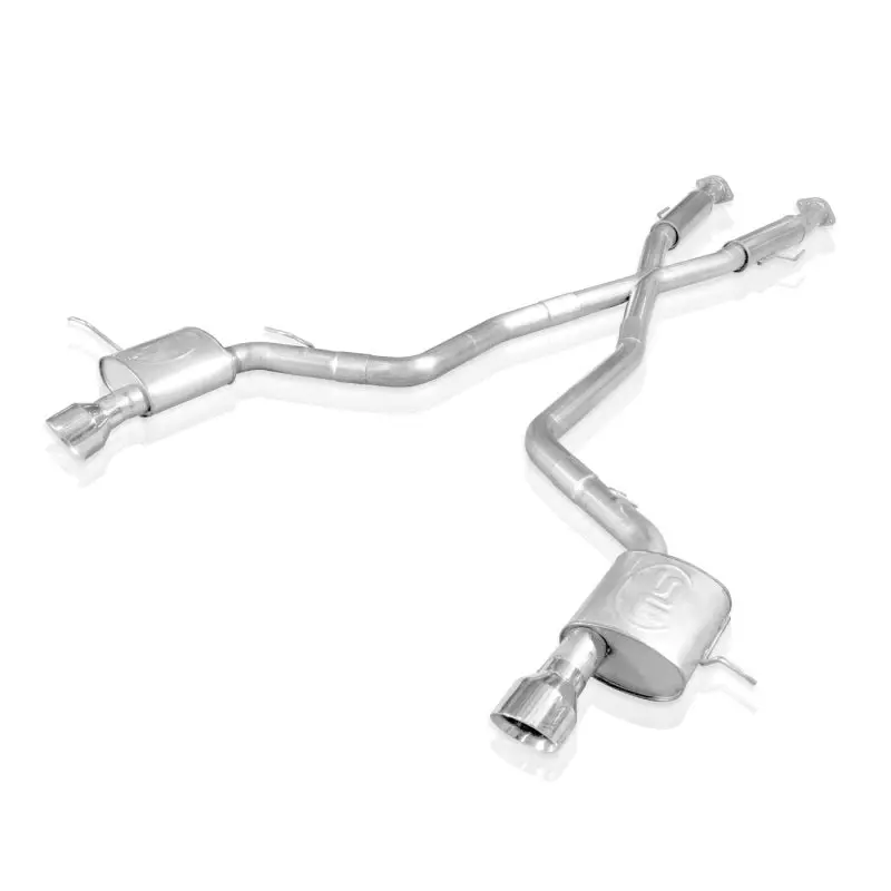 Stainless Works Jeep64cb-S Catback S-Tube Mufflers X-Pipe For 2012-2017 Jeep Grand Cherokee 6.4L 1