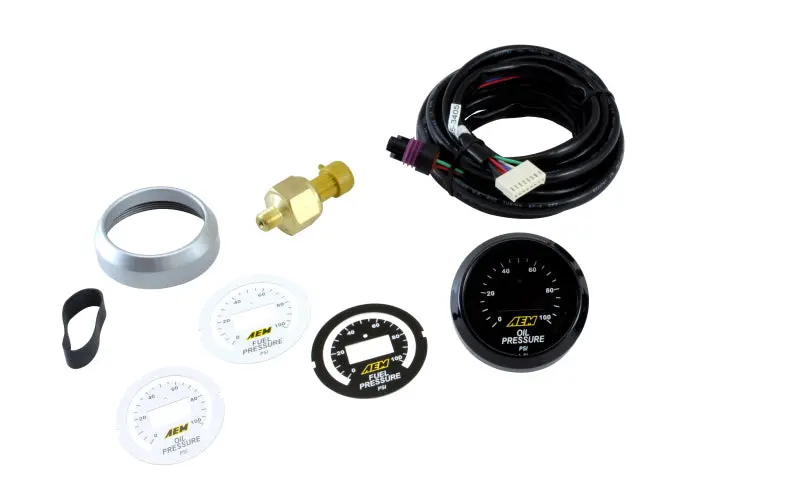 Aem 30-4401 52Mm Pressure (Oil Or Fuel) Digital Gauge 1