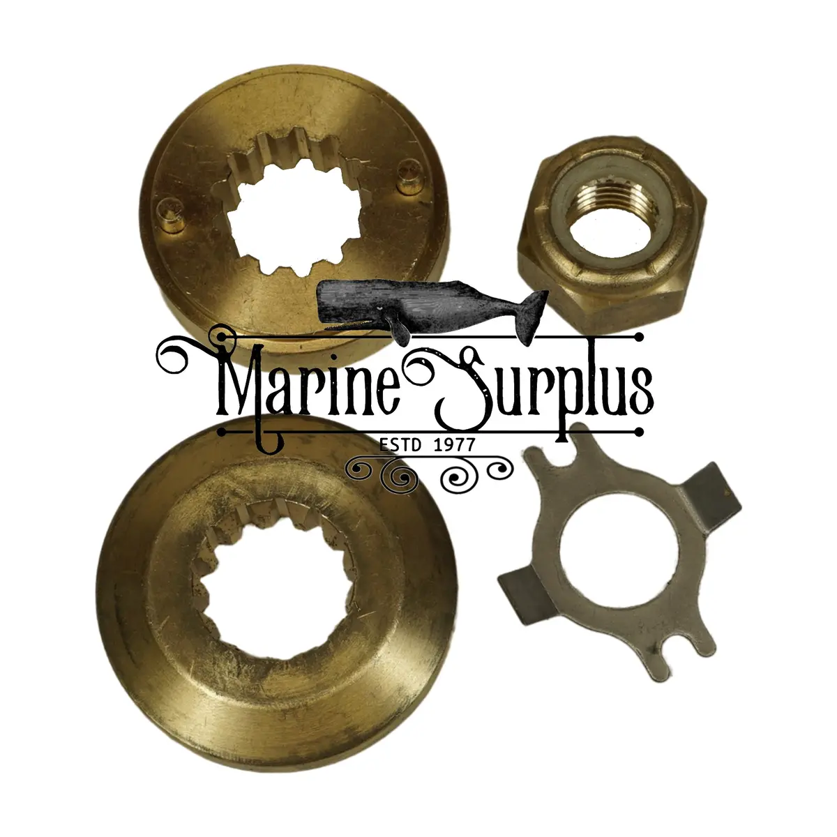 Mercury Propeller C Prop Nut Hub Hardware Kit 25-70 Hp 31990A2, 17013501 1
