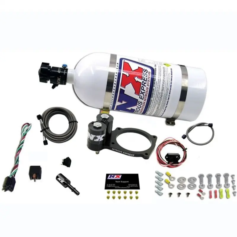 Nitrous Express Dodge Hellcat/Demon Nitrous Plate Kit W/10Lb Bottle 1