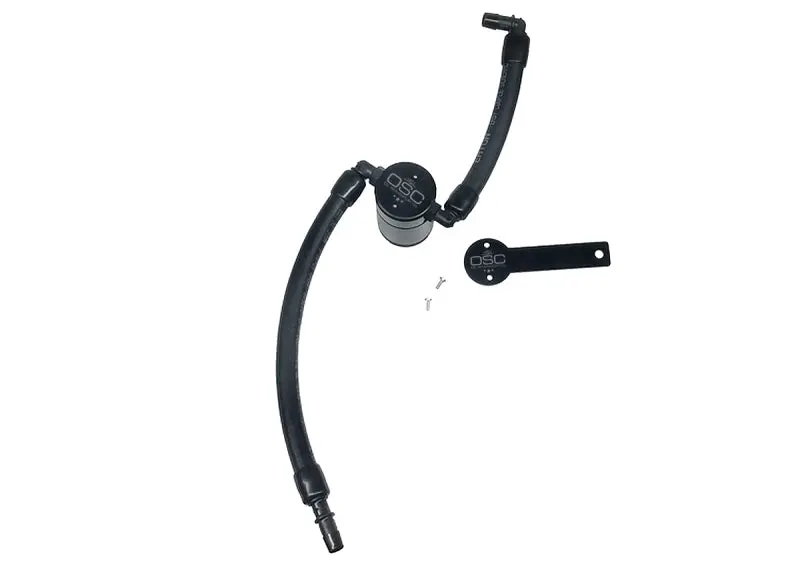 J&L 3067P-B Oil Separator 3.0 Passenger Side - Black Anodized For 2019-2024 Dodge Ram 1500 5.7L 1
