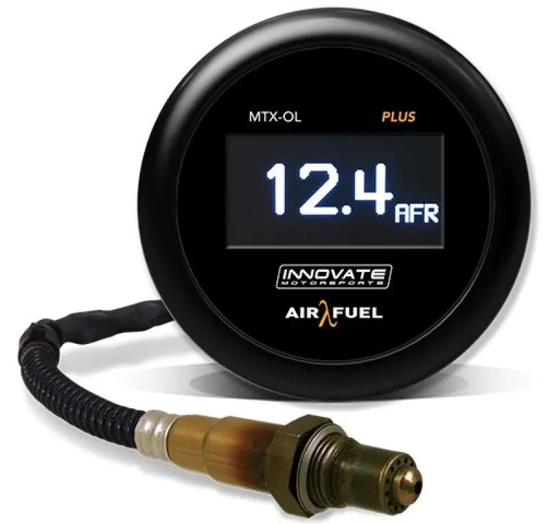 Innovate 39360 Mtx-Ol Plus Wideband Digital Air/Fuel Ratio Oled Gauge Kit 3Ft W/O2 Sensor 1