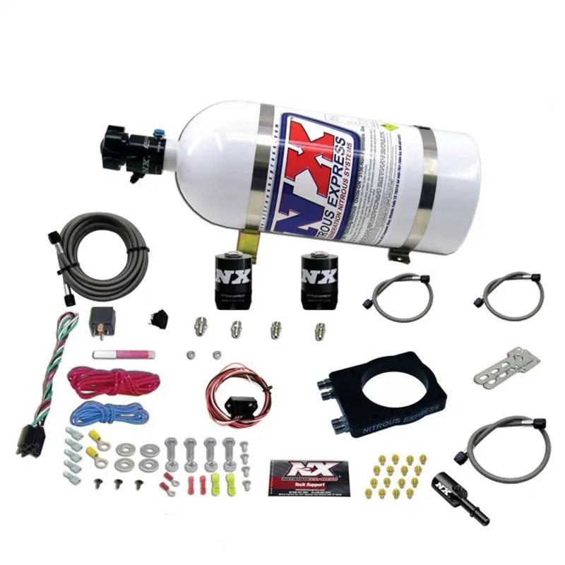 Nitrous Express 20944-10 Dodge Hemi Nitrous Plate Kit (50-400Hp) W/10Lb Bottle 1