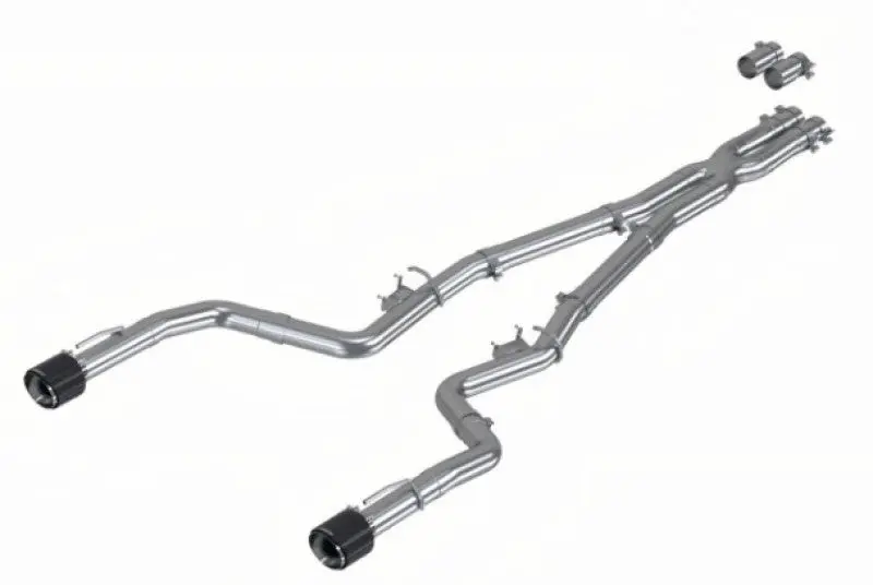 Mbrp S71183cf 3" Race Profile Cat-Back W/Dual Carbon Fiber Tips Exhaust For 2017-2023 Dodge Charger 5.7L/6.2L/6.4L 1