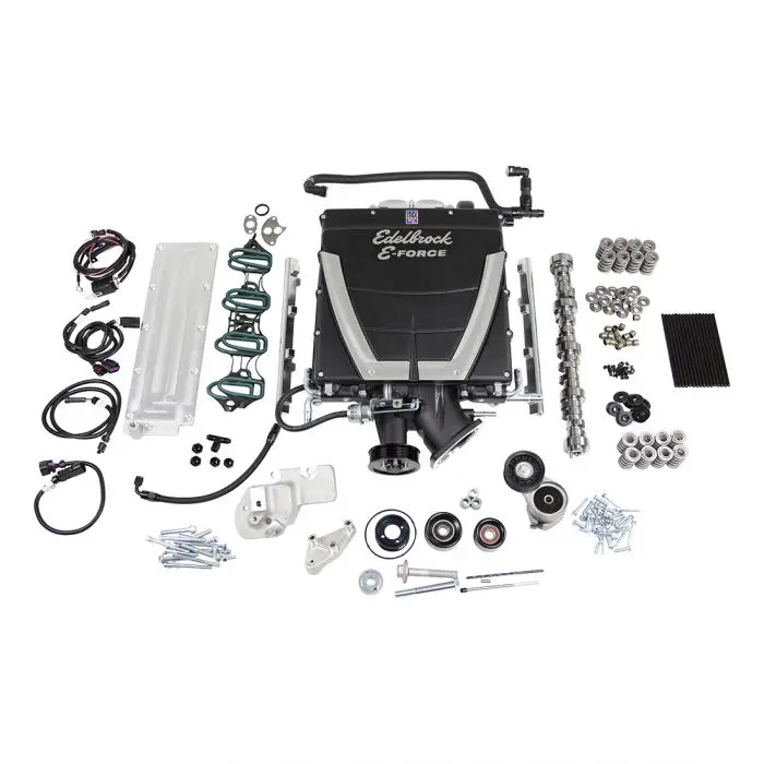 Edelbrock 303011 Supercharger & Cam Power Package For 1998-2007 Gm Ls1 Ls2 Cathedral Port 4.8L 5.3L 6.0L 1