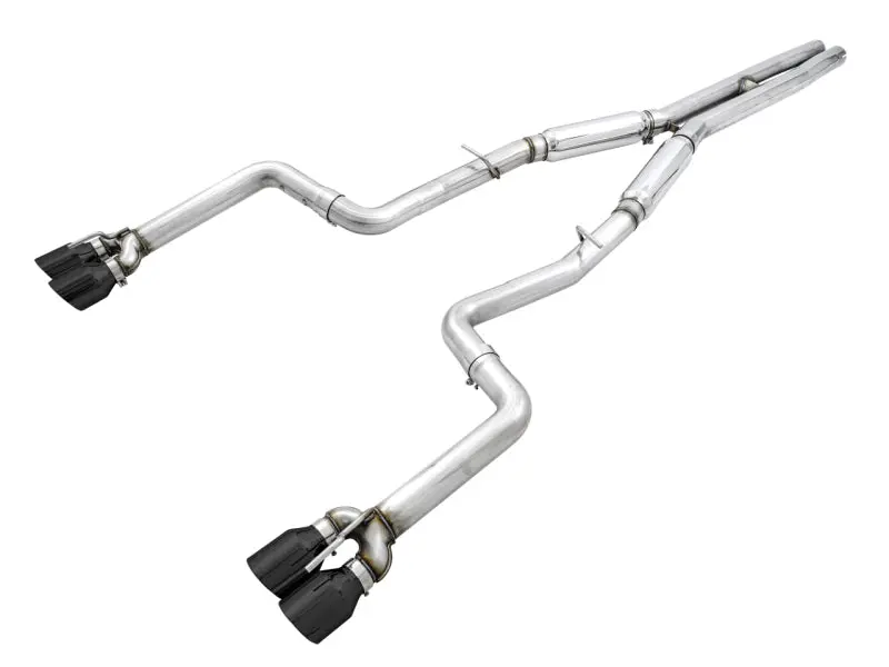 Awe Tuning 3015-43144 Track Edition Exhaust For 15+ Challenger 6.4 / 6.2 Sc - Diamond Black Quad Tips 1