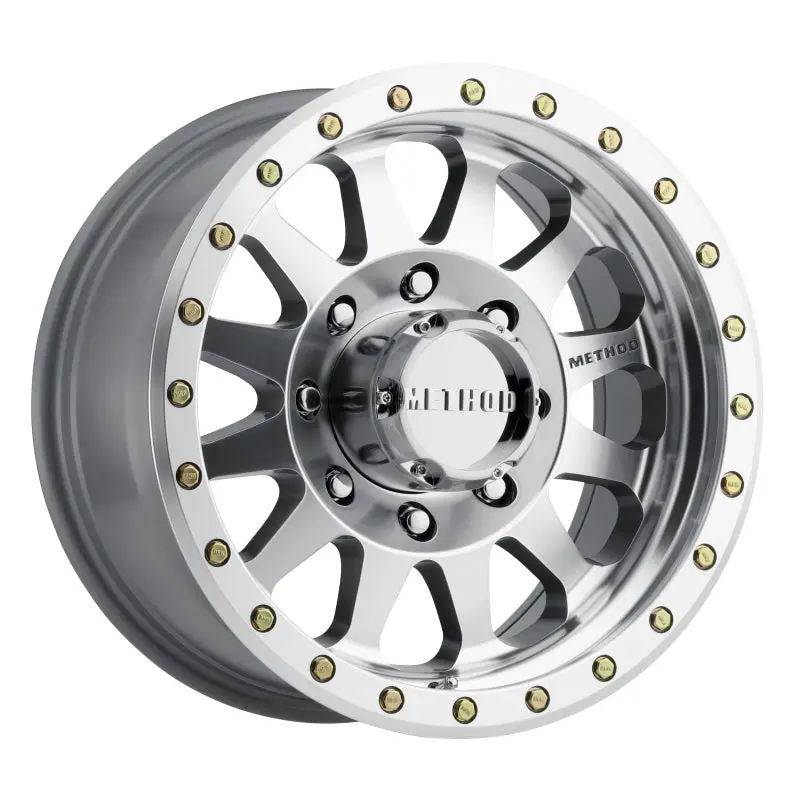 Method Mr304 Double Standard 20X10 -18Mm Offset 8X6.5 130.81Mm Cb Machined/Clear Coat Wheel 1