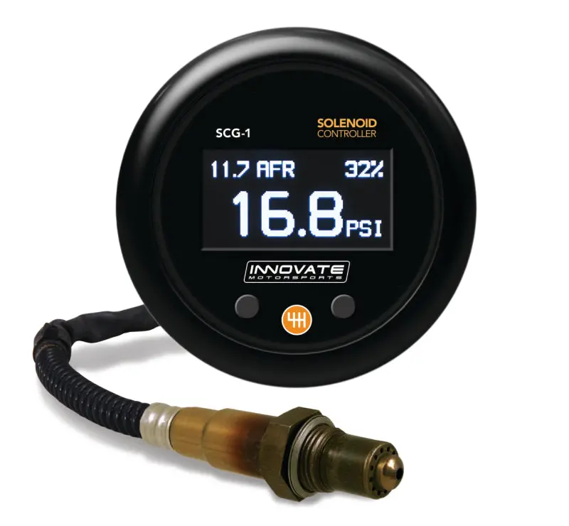 Innovate 3882 Scg-1 Solenoid Inboostin Controller & Wideband Gauge Kit 1