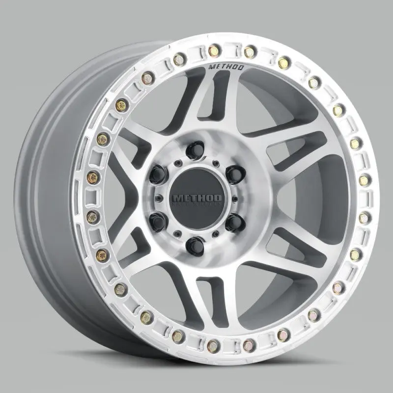 Method Mr106 Beadlock 17X9 -44Mm Offset 6X5.5 108Mm Cb Machined/Clear Coat W/Bh-H24125 Wheel 2