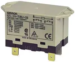 Power Relay, Spst-No, 24 Vac, 25 A, G7l Series, Panel Mount, Non Latching 1