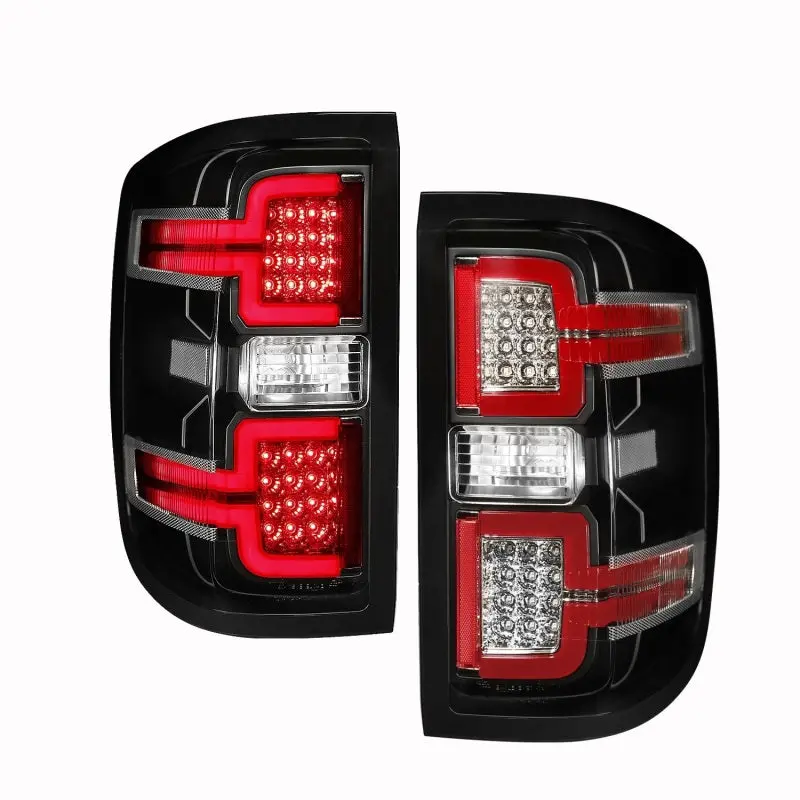 Anzo 311289 Led Taillights Black For 2014-2018 Chevy Silverado 1500 1