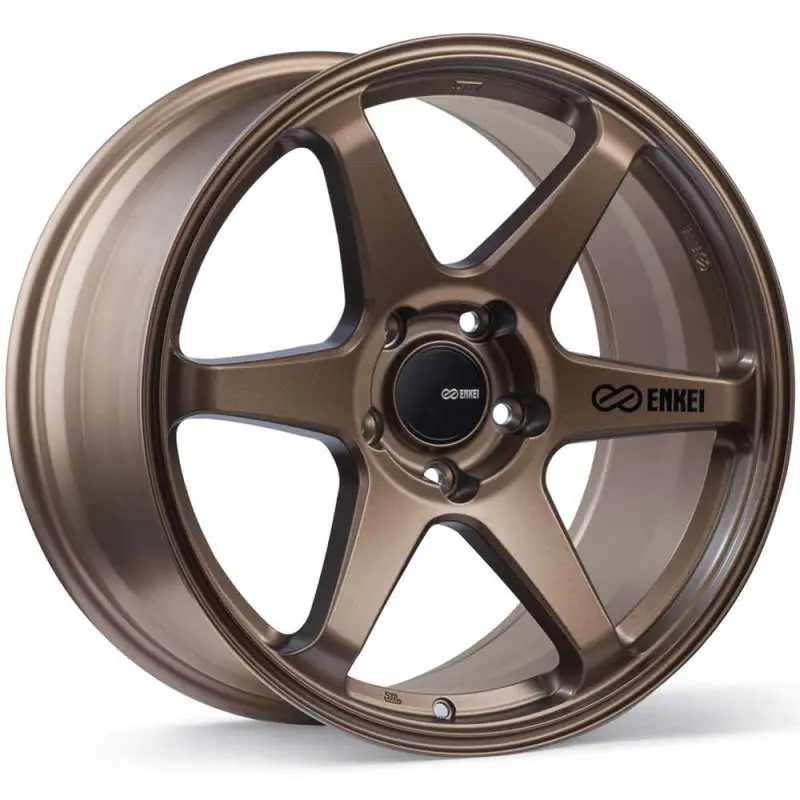 Enkei T6r 17X9 40Mm Offset 5X114.3 Bolt Pattern 72.6 Bore Matte Bronze Wheel 1