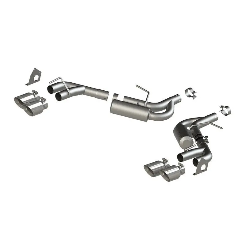 Mbrp 2016-2019 Chevrolet Camaro V6 2.5In T304 Npp Dual Axle Back Exhaust W/ 4In Quad Dual Wall Tips 1