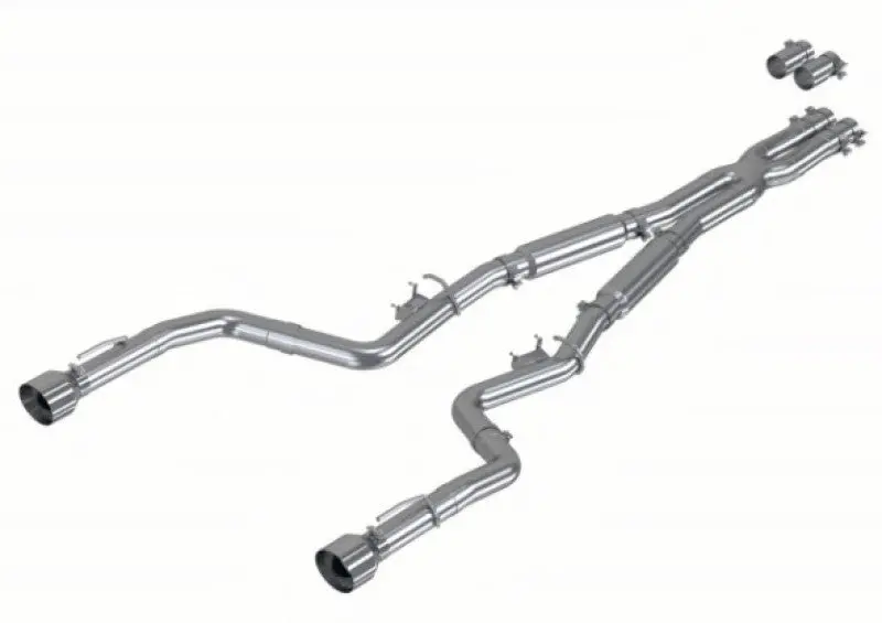 Mbrp S7117al 3" Street Profile Cat-Back Exh With Dual T304 Tips For 2015-2023 Dodge Charger 5.7L/6.2L/ 6.4L Hemi 1