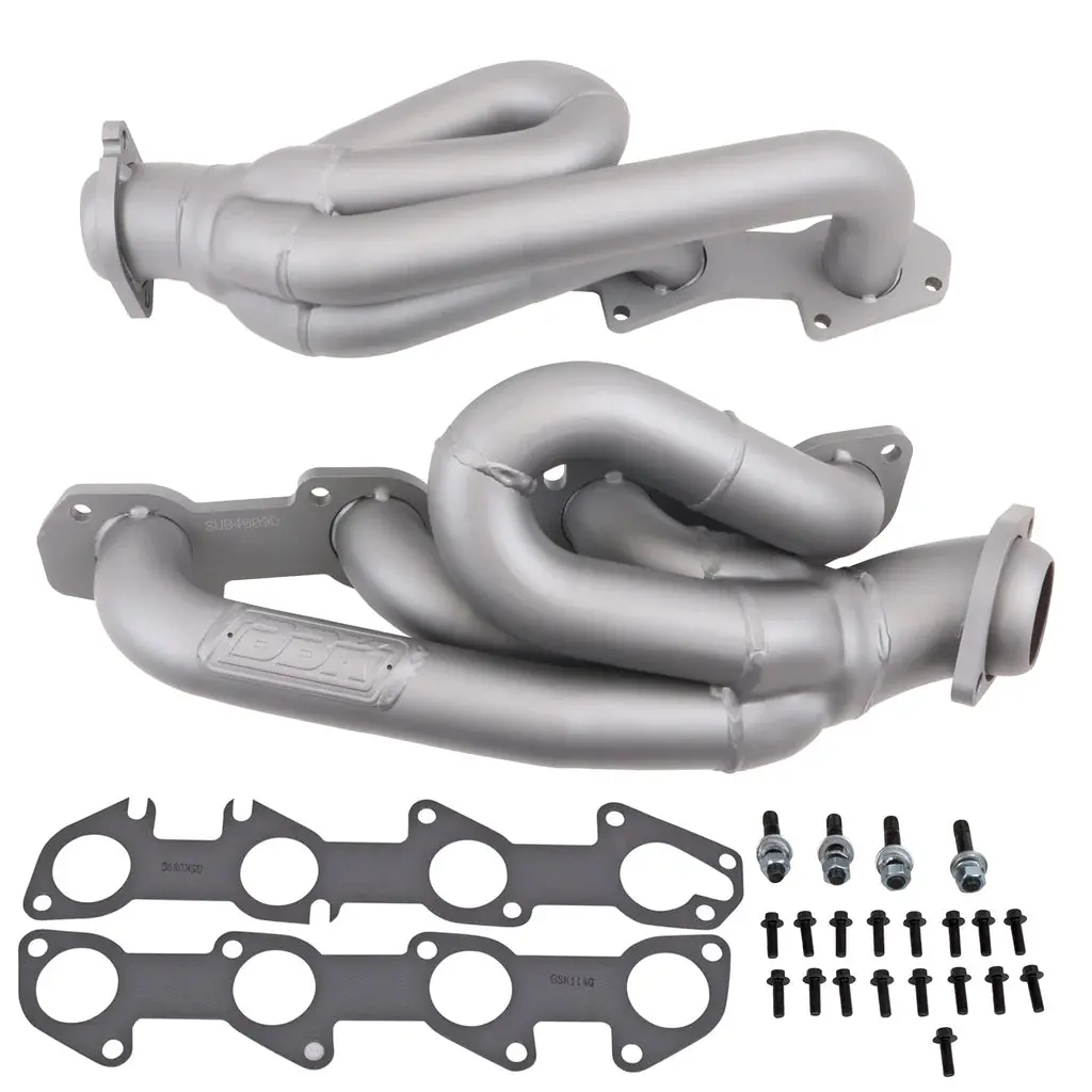 Bbk 4009 1-3/4 Titanium Ceramic Shorty Tuned Length Exhaust Headers For 2003-2008 Dodge Ram 5.7 Hemi 1