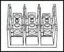 Panel Mount Barrier Terminal Block, 115 A, 600 V, 3 Pole, 1, Screw, 2 Awg 1