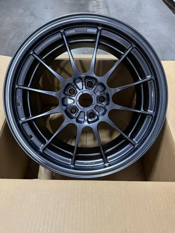 Enkei Nt03+M 18X9.5 5X114.3 27Mm Offset 72.6Mm Bore Gunmetal Wheel 1