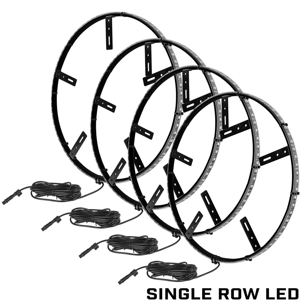 Oracle Lighting 4210 Led Illuminated 18" And Smaller Wheel Rings - Single Row Led 1