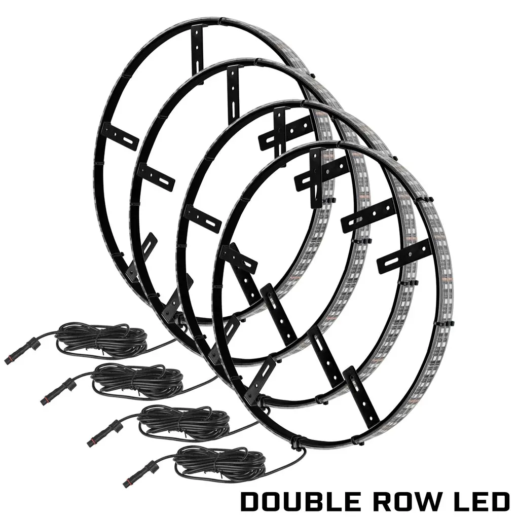 Oracle Lighting 4228 Led Illuminated Wheel Rings - Double Row Led 1