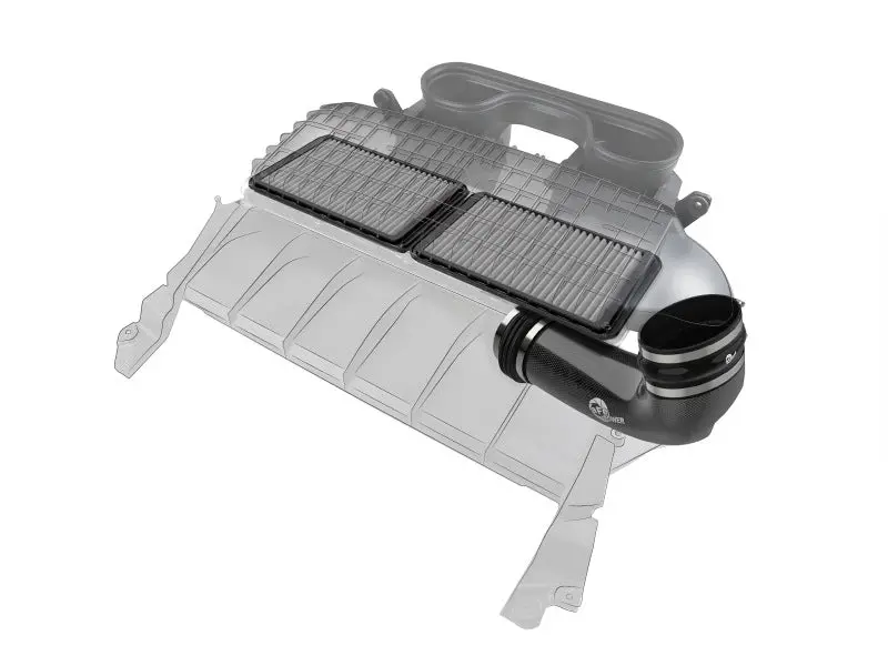 Afe 55-10014Dc Super Stock Carbon Fiber Pro Dry S Induction System For 2021 Ram 1500 Trx V8-6.2L Sc 1