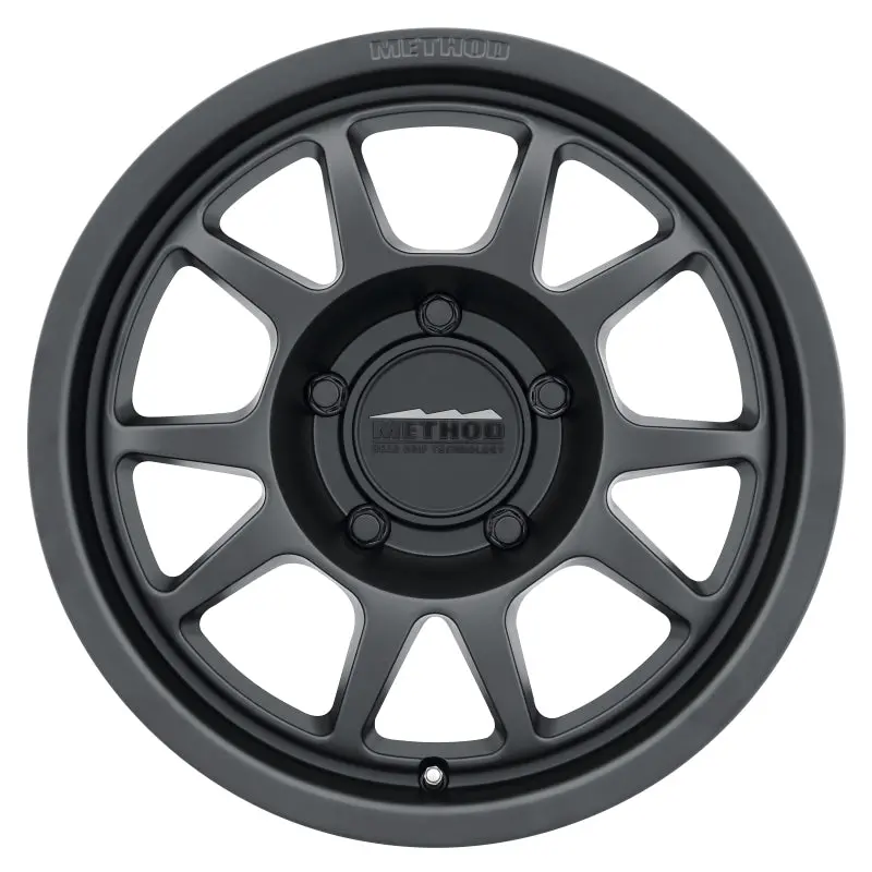 Method Mr702 17X8.5 0Mm Offset 5X5 71.5Mm Cb Matte Black Wheel 1