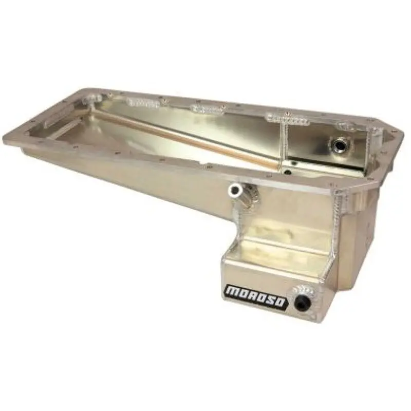 Moroso 21167 11 Quart Front Sump Road Race Baffled Oil Pan For 2015-2023 Challenger Charger Srt Hellcat 6.2L Hemi 1