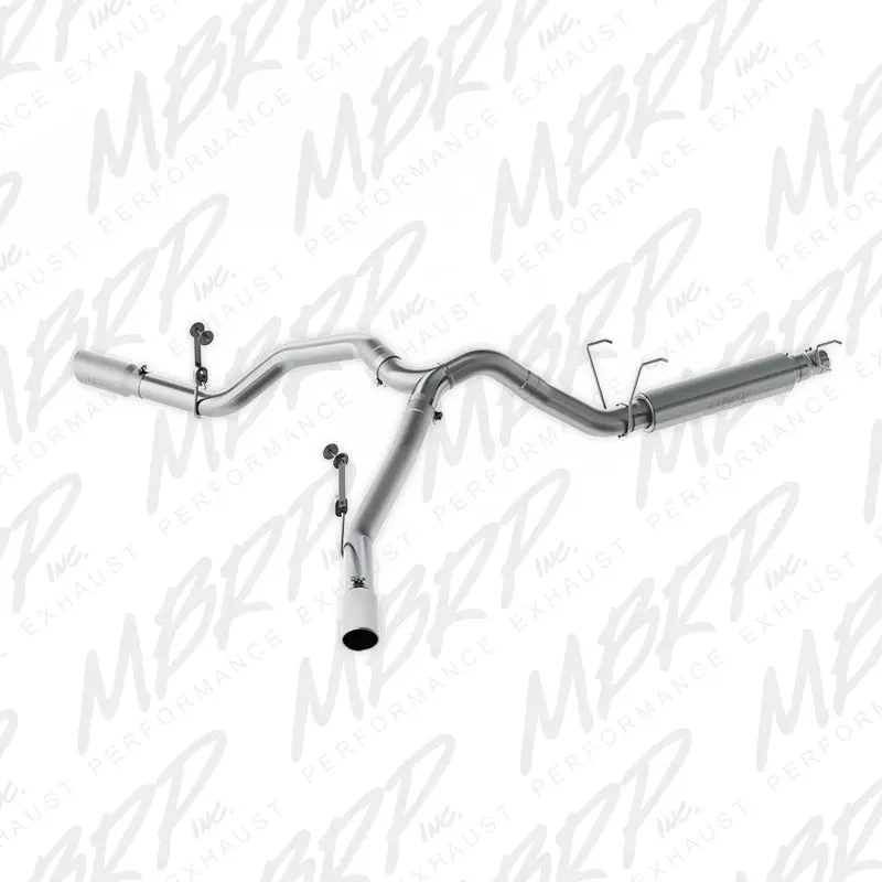 Mbrp 2014-2016 Ram 2500/3500 6.4L 4In Al Single Side Dual Outlet Cat Back Exhaust 1