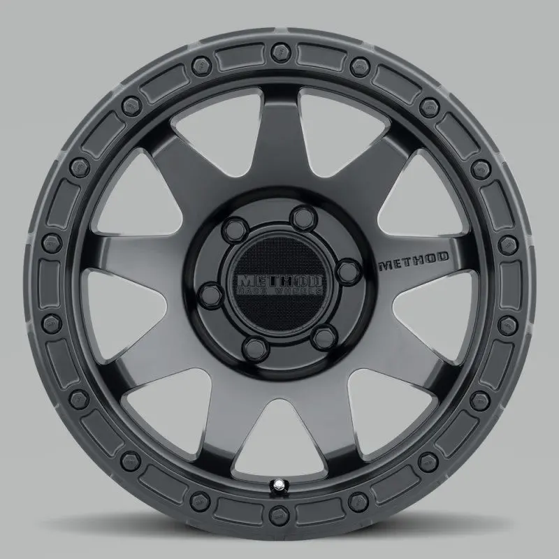 Method Mr317 20X9 +18Mm Offset 6X5.5 106.25Mm Cb Matte Black Wheel 1