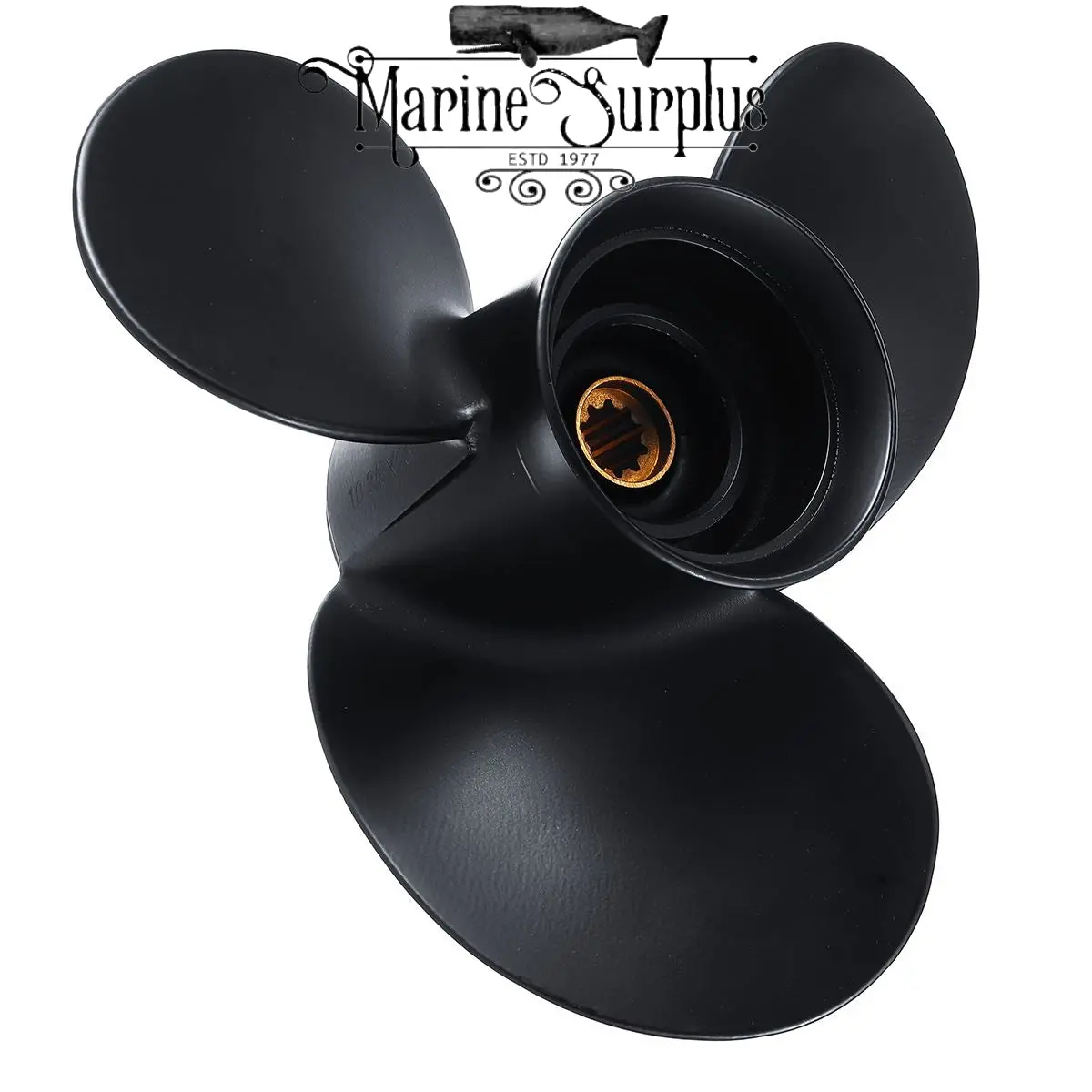 Aluminum Propeller - 10 3/8 X 11 - Rh 3 Blade - 9.9-25Hp Mercury 48-19638A40 1