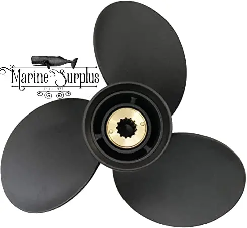 Aluminum Propeller - 11 1/4 X 10 - Rh 3 Blade - 25-70 Hp Mercury 48-73132A45 1