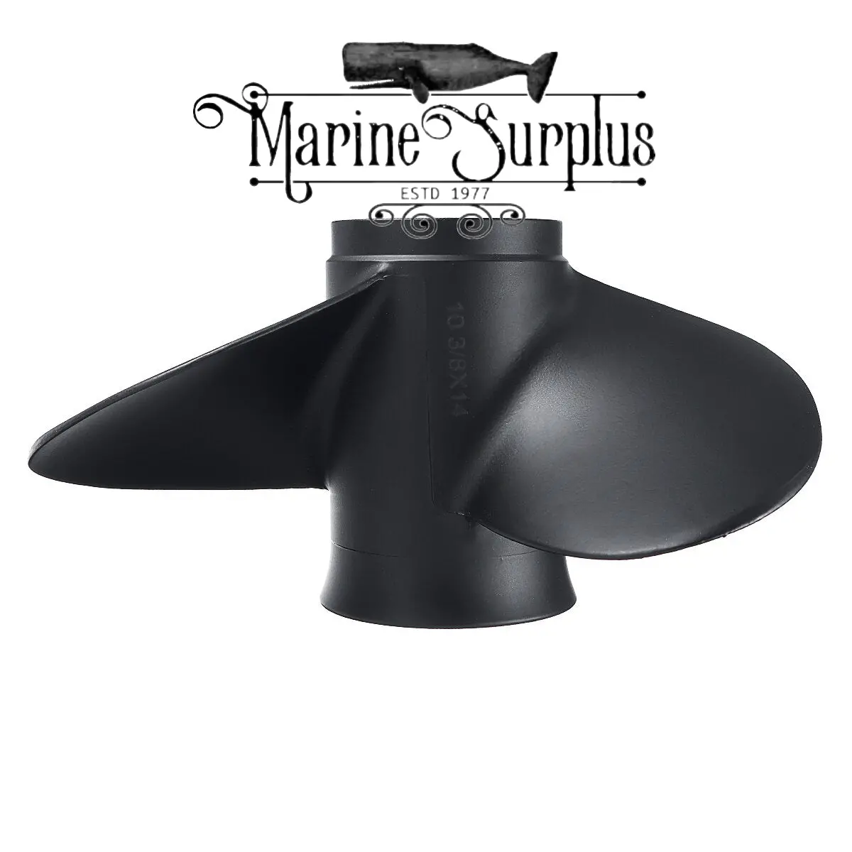 Aluminum Propeller - 10 3/8 X 14 - Rh 3 Blade - 9.9-25Hp Mercury 48-816706A40 1
