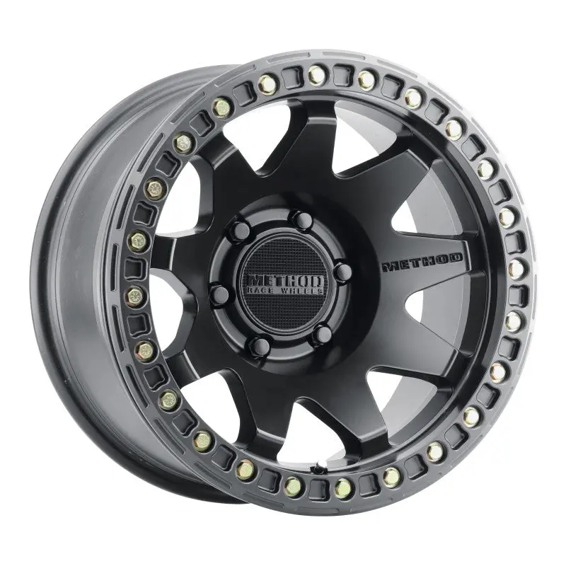 Method Mr108 17X9 -44Mm Offset 6X5.5 106.25Mm Cb Matte Black W/Bh-H24125-38 Wheel 1