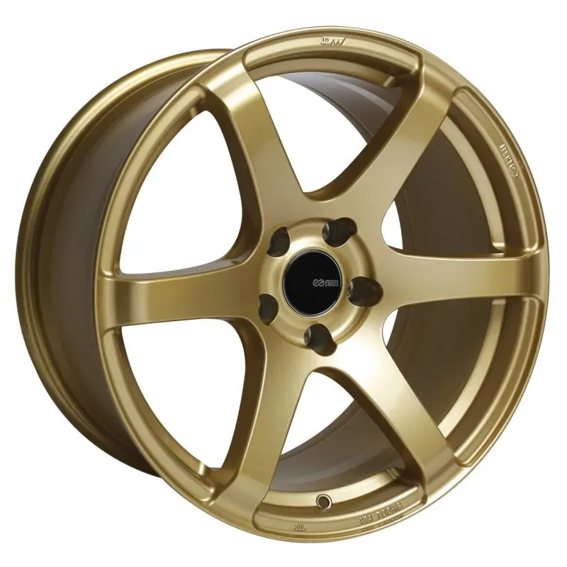 Enkei T6s 18X8 45Mm Offset 5X100 Bolt Pattern 72.6 Bore Gold Wheel 1