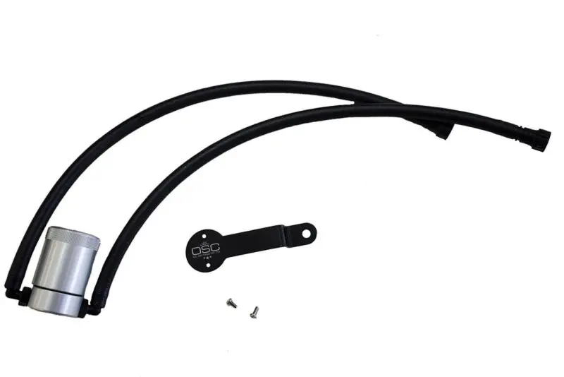 J&L 3085D-C Driver Side Oil Separator 3.0 - Clear Anodized For 2014-2018 Chevy/Gm Truck/Suv 5.3L V8 1