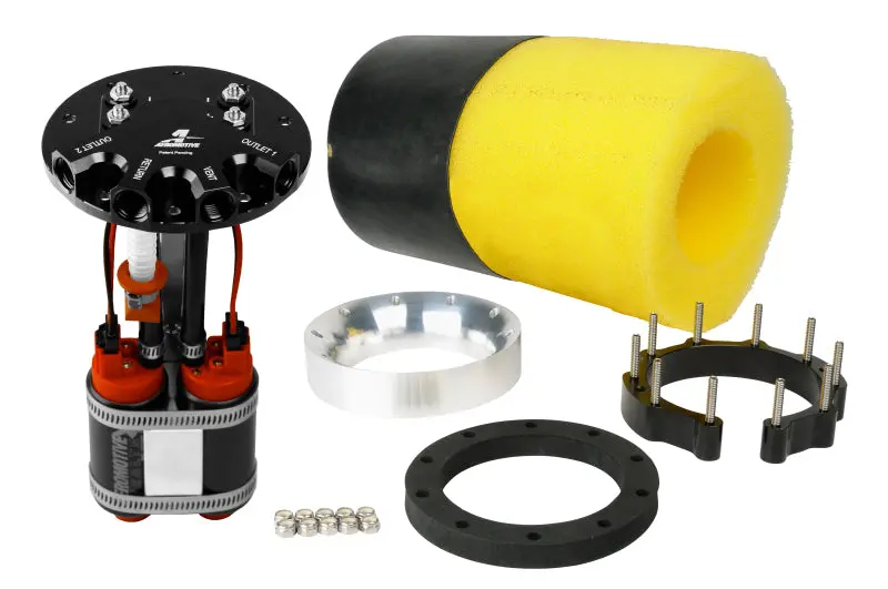 Aeromotive Fuel Pump - Universal - Phantom - Dual 340 - 6-10In Depth 1
