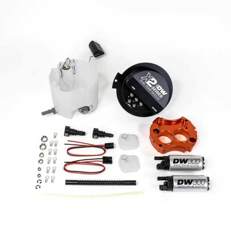 Deatschwerks X2 Series Fuel Pump Module W 2 Dw300s For 2010-15 Chevy Camaro Ls 3.7 V6/ Ss Ls3 1
