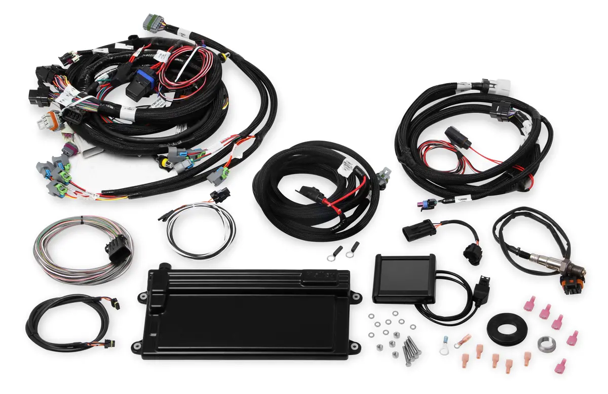 Holley Efi Terminator 550-609 Ls Mpfi Kit W/ Transmission Control For Gm Ls1/Ls6 Engines With 24X Crank 1