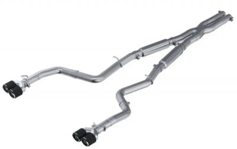 Mbrp 2015-2016 Dodge Challenger Rt 5.7L T304 Ss 3In Dual Rear Cat-Back Cf Quad Tips - Street 2