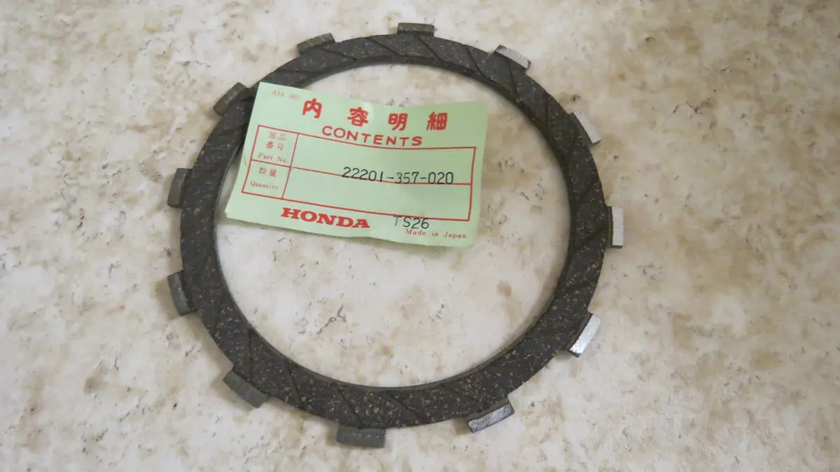 Honda 22201-357-020 Clutch Friction Disk 1