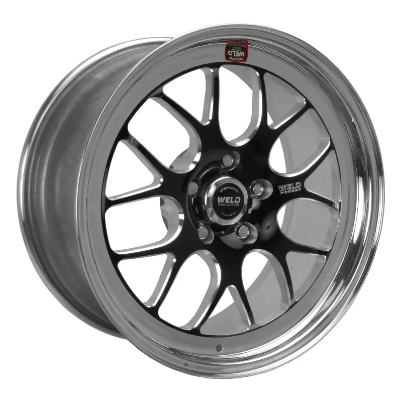 Weld S77 18X8 / 5X120mm Bp / 5.1In. Bs Black Wheel (High Pad) - Non-Beadlock 1