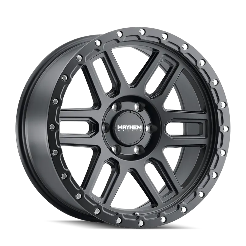 Mayhem 8304 Delta 17X9 / 6X139.7 Bp / 0Mm Offset / 106Mm Hub Matte Black Wheel 1
