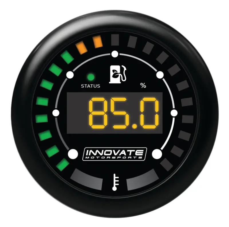 Innovate 3904 Mtx-D Ethanol Content & Fuel Temp Complete Gauge Kit - Black Dial 1