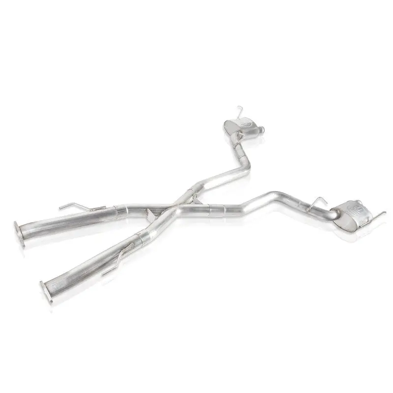 Stainless Works Jeep1862cb-S 3In Catback System X-Pipe Turbo S-Tube Muffler Stock Exit For 2018 Jeep Trackhawk 6.2L 2