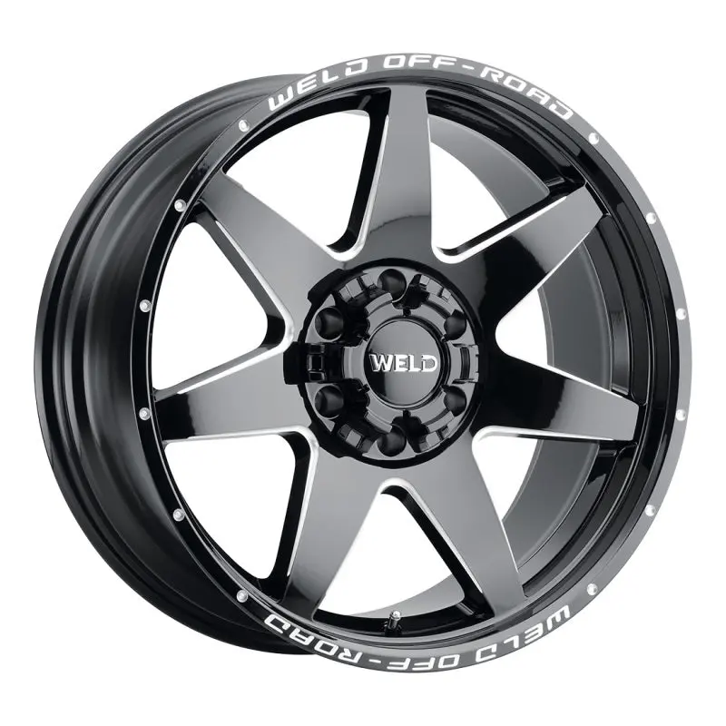 Weld W109 20X9.0 Retaliate 6X135 6X139.7 Et10 Bs5.50 Gloss Black Mil 106.1 1