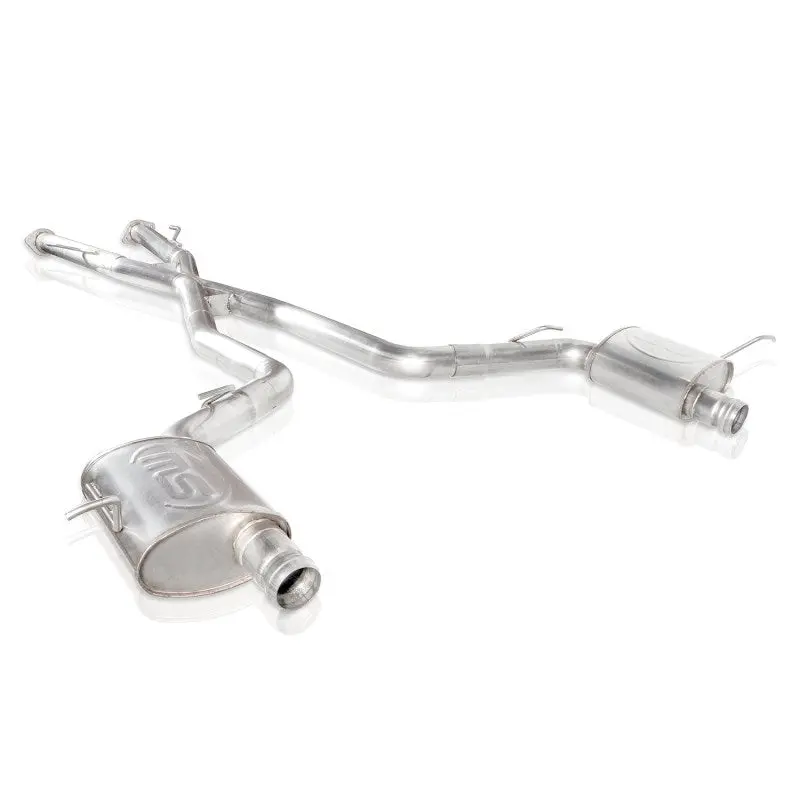 Stainless Works Jeep1862cb-S 3In Catback System X-Pipe Turbo S-Tube Muffler Stock Exit For 2018 Jeep Trackhawk 6.2L 1