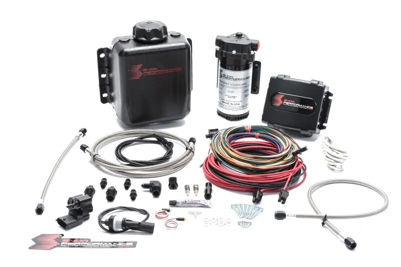 Snow Performance Stg 4 Boost Cooler Platinum Water Injection Kit (W/Ss Braid Line And 4An Fitting) 1
